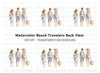 Family Beach Walk Clipart Bundle