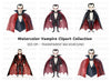 Classic Vampire Character Clipart Bundle