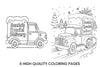 Santa Special Delivery Truck Coloring Books