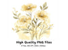 Elegant Floral Arrangement Clipart Bundle