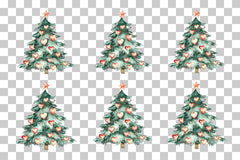 Heart Christmas Tree Clipart Bundle - CraftNest - Digital Crafting and Art