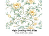 Floral Vines Seamless Pattern Clipart Bundle