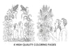 Autumn Harvest Field Coloring Books