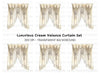 Elegant Lace Valance Curtain Clipart Bundle