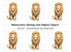 Majestic Lion Clipart Bundle