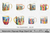 Cityscape Mugs Clipart Bundle