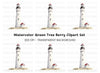 Coastal Lighthouse Clipart Bundle