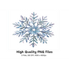 Winter Snowflake Clipart Bundle