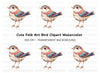 Folk Bird Clipart Bundle