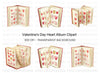 Valentine's Day Heart Stamp Clipart Bundle