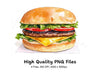 Delicious Burger Clipart Bundle
