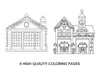 Christmas Fire Station Coloring Books