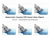 Cliff and Ocean Landscape Clipart Bundle