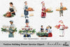 Thanksgiving Turkey Dinner Clipart Bundle