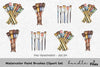 Paint Brushes Clipart Bundle