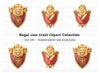 Lion Crest Shield Clipart Bundle