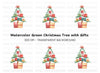 Christmas Tree Gift Clipart Bundle