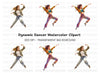 Dynamic Dancers Clipart Bundle