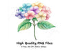 Vibrant Pastel Flower Bouquets Clipart Bundle