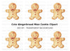 Cute Gingerbread Man Clipart Bundle