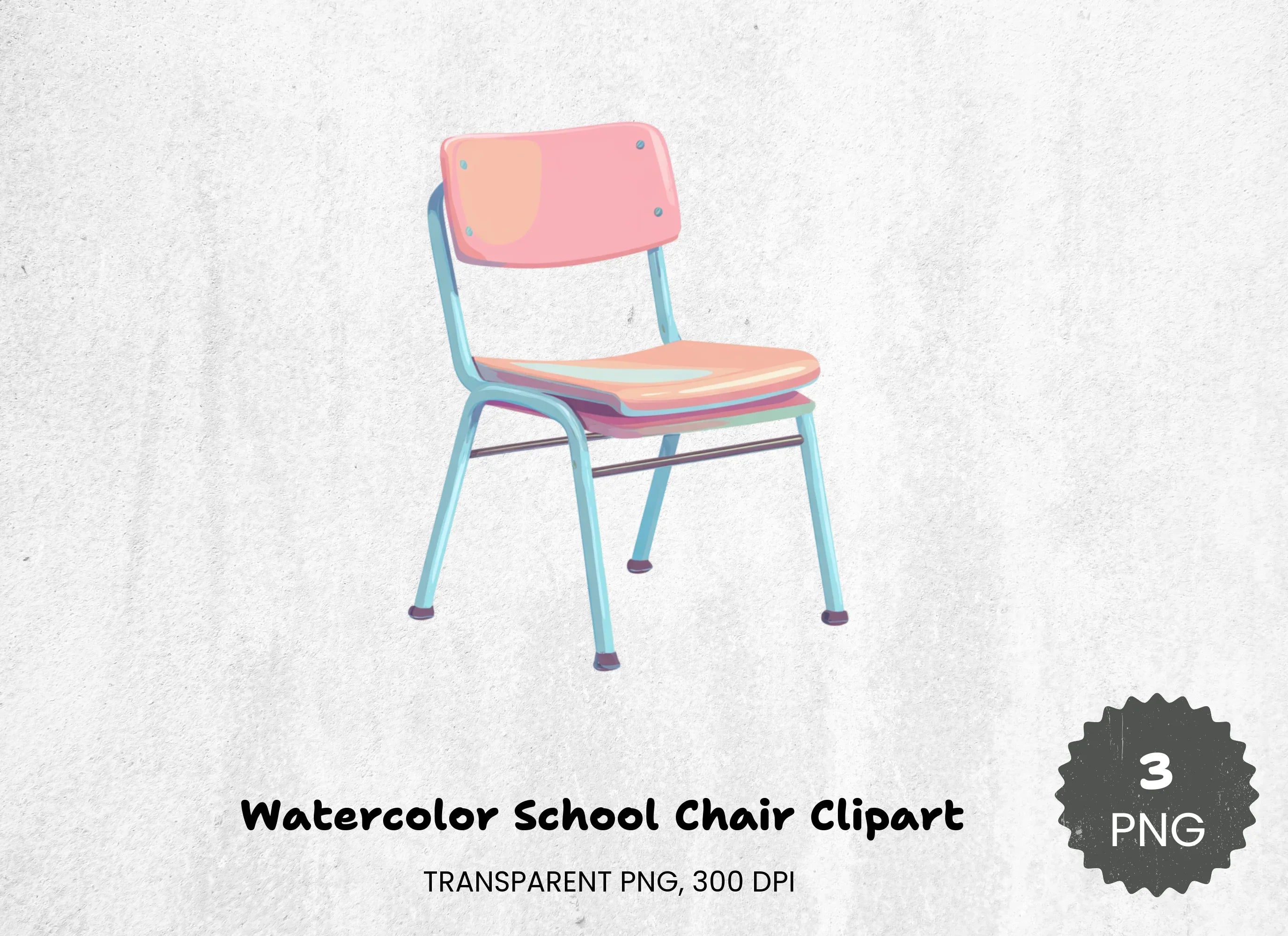 School Chair Clipart Bundle - CraftNest - Digital Crafting and Art