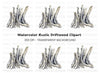 Driftwood Stack Clipart Bundle