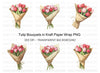 Tulip Bouquet Clipart Bundle