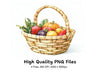 Harvest Baskets Clipart Bundle