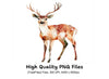 Geometric Deer Clipart Bundle