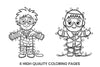 Christmas Lights Kids Coloring Books