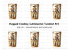 Cowboy Tumbler Clipart Bundle