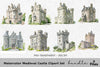 Medieval Castle Clipart Bundle