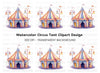 Circus Tent Clipart Bundle