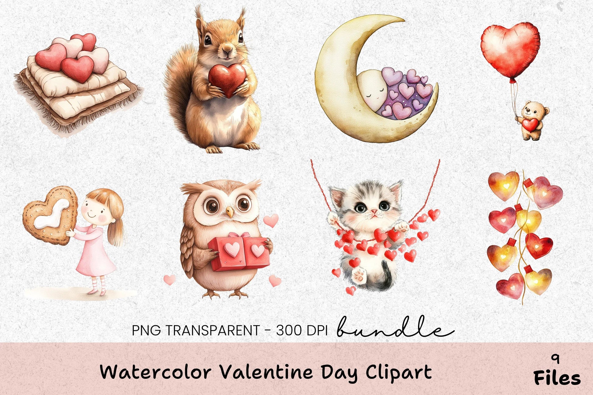 Valentine's Day Clipart Bundle - CraftNest - Digital Crafting and Art