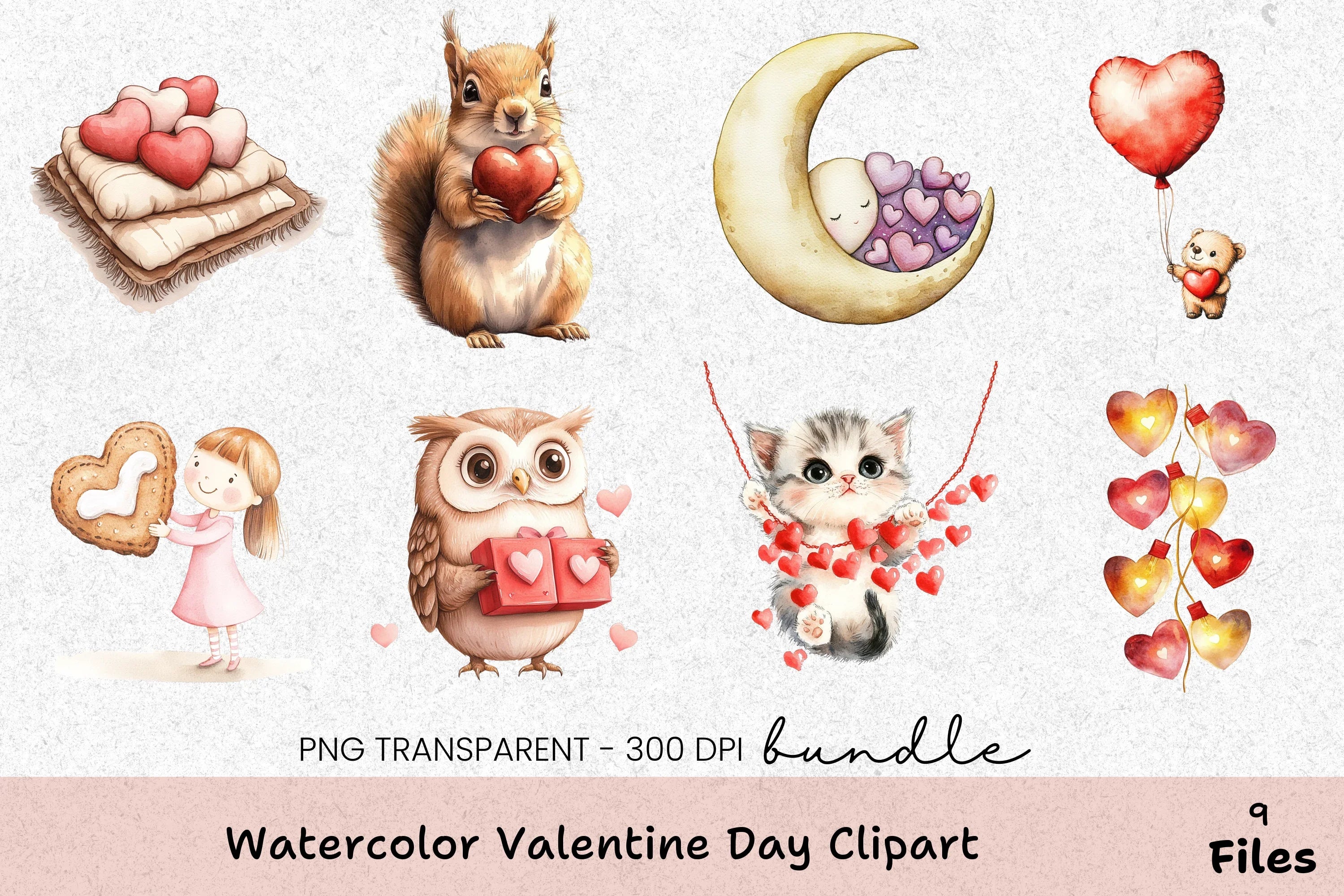 Valentine's Day Clipart Bundle - CraftNest - Digital Crafting and Art