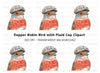 Charming Robin in Plaid Cap Clipart Bundle