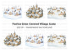 Snowy Christmas Village Clipart Bundle