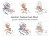 Heart Candy Jar Clipart Bundle