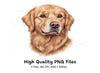 Golden Retriever Dog Breed Clipart Bundle