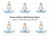 Yoga Women for Serenity Clipart Bundle