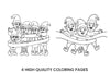 Christmas Elf Adventures Coloring Books