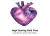 Galaxy Heart Clipart Bundle