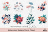 Modern Floral Clipart Bundle - Elegant Designs for Creative Projects