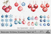 Christmas Ornaments Clipart Bundle