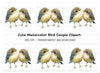 Cute Bird Couple Clipart Bundle
