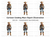 Rugged Cowboy Guns Clipart Bundle