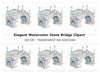 Elegant Bridge Clipart Bundle