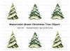Christmas Tree Clipart Bundle