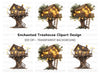 Enchanted Treehouse Clipart Bundle