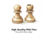 Chess Pieces Clipart Bundle